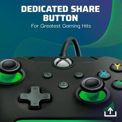 Manette filaire - PDP - REALMz - Nintendo Switch - Éclairage LED - Figurine Sonic
