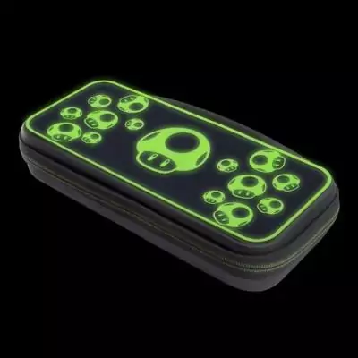 Sacoche Deluxe 1-UP Glow Dark pour Nintendo Switch - Blanc