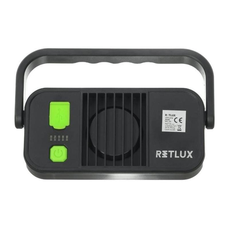 Lampe de travail avec banque d'alimentation - RETLUX - RPL 200