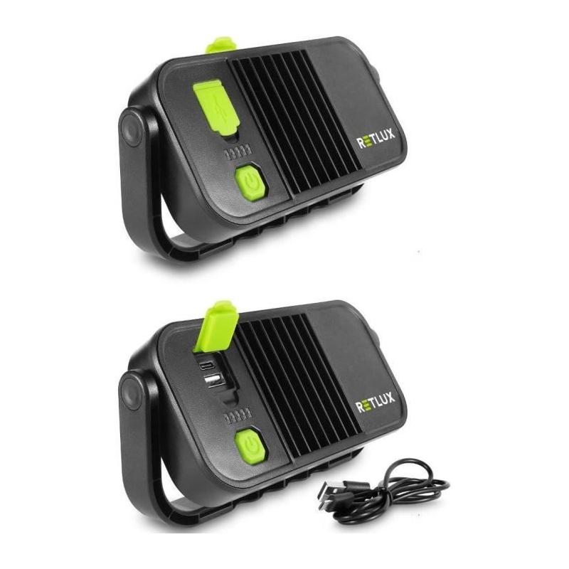 Lampe de travail avec banque d'alimentation - RETLUX - RPL 200