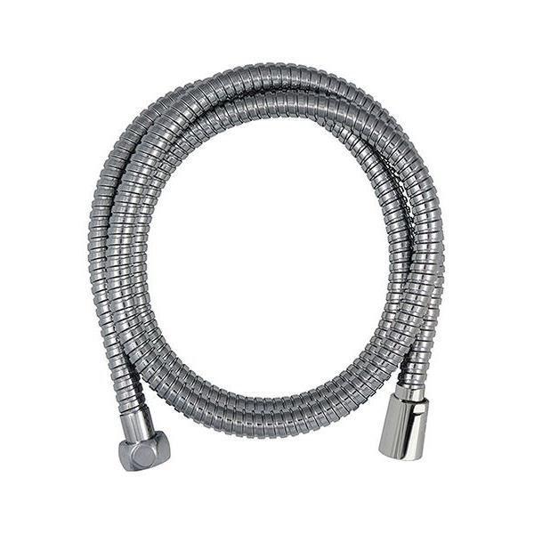 Flexible de douche - ROUSSEAU - Écrous métal anti-torsion - Réduction du débit - Longueur 2 m - Inox chromé double agrafage