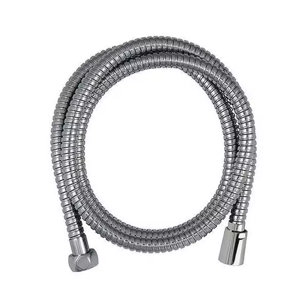 Flexible de douche - ROUSSEAU - Écrous métal anti-torsion - Réduction du débit - Longueur 2 m - Inox chromé double agrafage