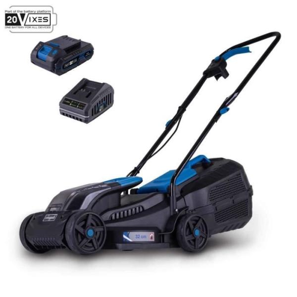 Tondeuse san fil BC-MP320-X +set batterie 1x4Ah 1x2,4Ah - SCHEPPACH