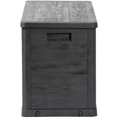 Coffre gris woody 280L - Rangez en toute élégance