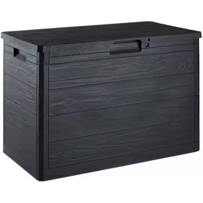Coffre de rangement extérieur TOOMAX 160L gris Woody's - Pratique et spacieux