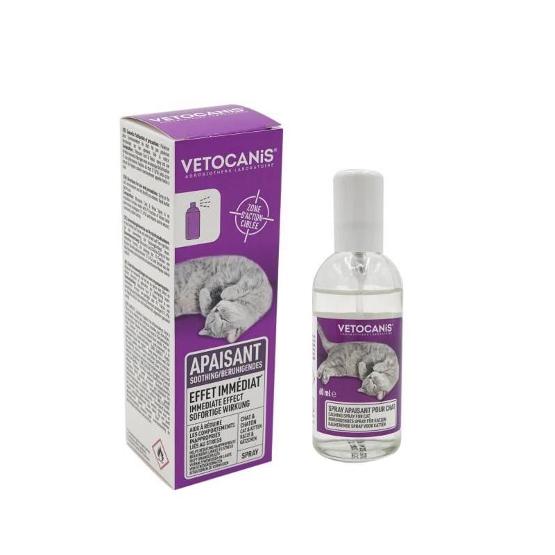 Spray anti-stress apaisant pour chat - VETOCANIS