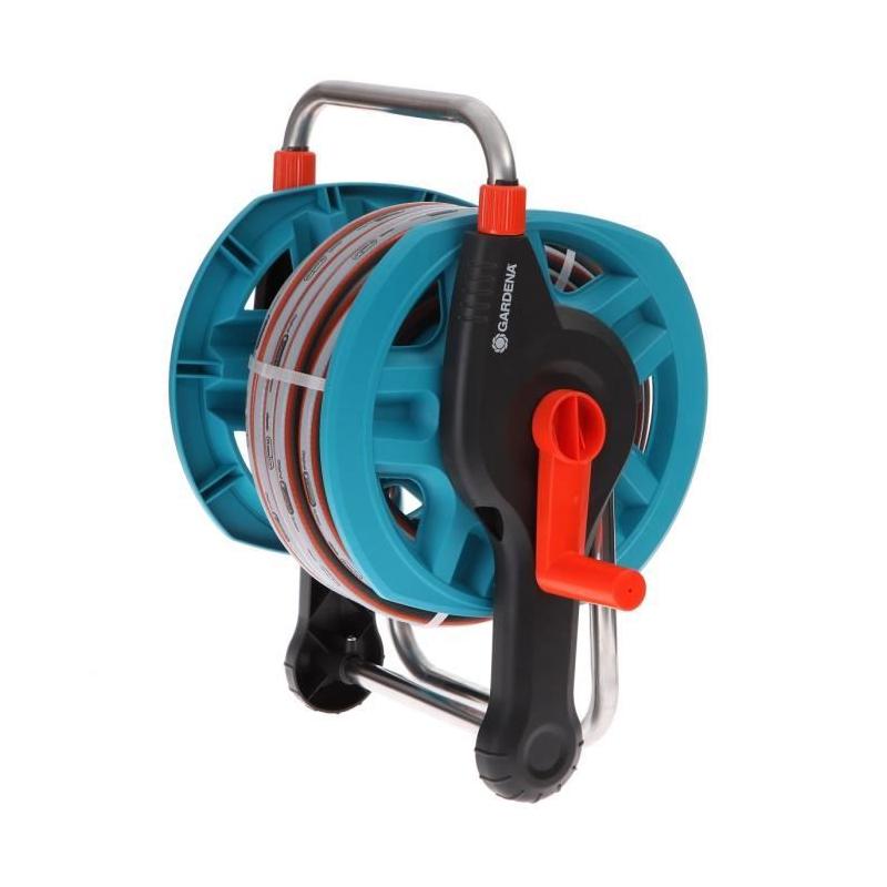 Dévidoir portable GARDENA 20m - Kit complet tuyau d'arrosage