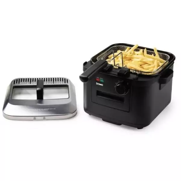 Friteuse - DOMO - DO545FR - 4L - 2000W - Température réglable 130-190°C