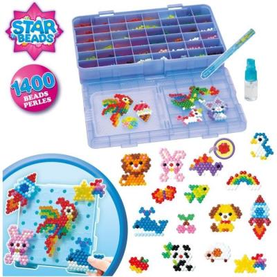 Aquabeads La mallette d'expert : 1400 perles multicolores !