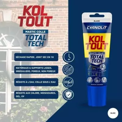 Colle de fixation et d'étanchéité - CYANOLIT - Haute résistance Colle de fixation et d'étanchéité - CYANOLIT - Haute résistance