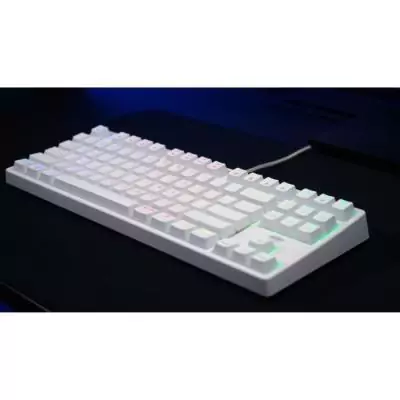 Clavier gaming mécanique CHERRY XTRFY K4V2 RGB TKL - Blanc Clavier gaming mécanique CHERRY XTRFY K4V2 RGB TKL - Blanc