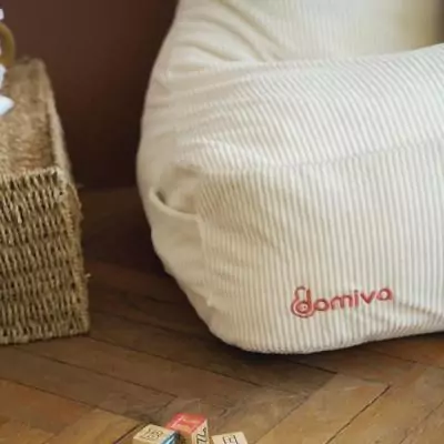 Pouf DOMIVA Honey Moon Velours côtelé Doux et moelleux - Oreilles de félin Pouf DOMIVA Honey Moon Velours côtelé Doux et moelleux - Oreilles de félin