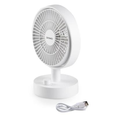 Ventilateur de table DOMO - Rechargeable USB - Puissant et Portable