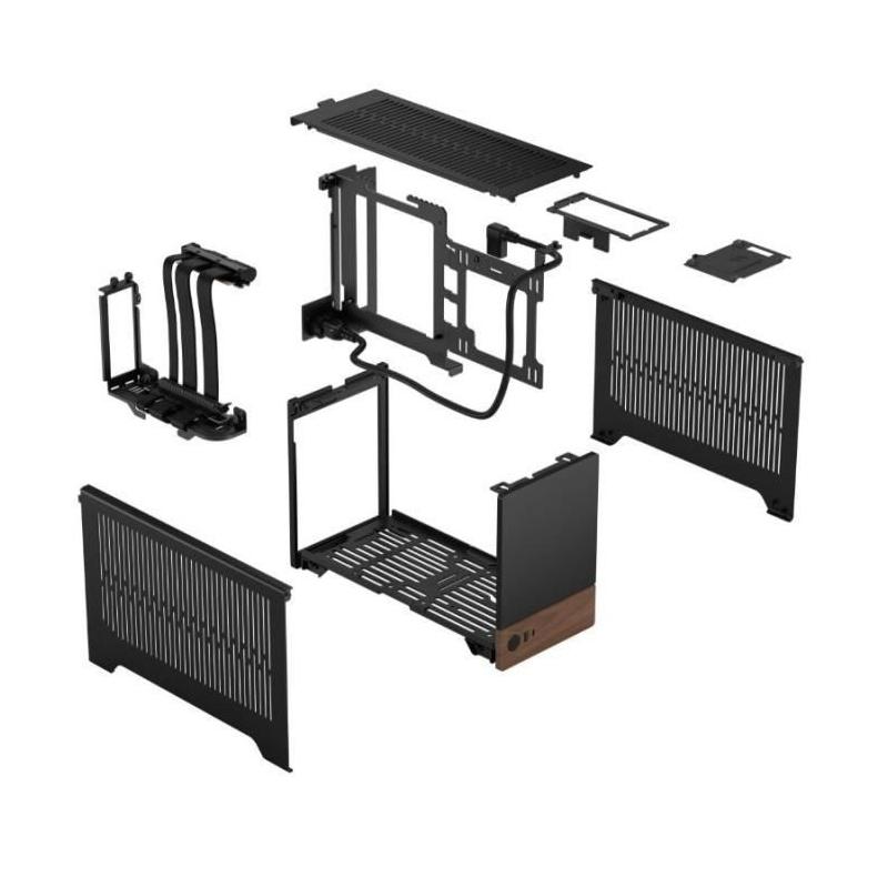Boîtier PC - FRACTAL DESIGN - FD-C-TER1N-01 - mini-ITX - SFF 10,4L - GPU jusqu'a 322mm - Terra Graphite