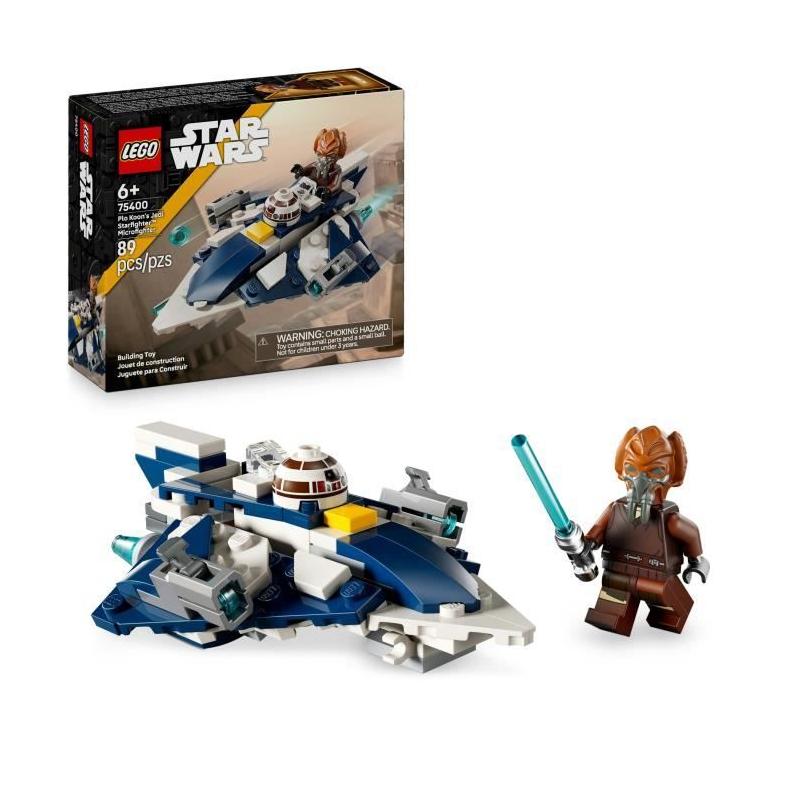 LEGO Star Wars : The Clone Wars 75400 Microfighter Chasseur Jedi de Plo Koon - Jeu 6 ans