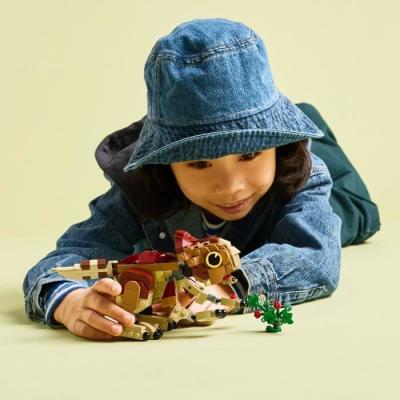 LEGO Jurassic World 76970 Dolores, le Bébé Aquilops - Construis ton propre dinosaure!