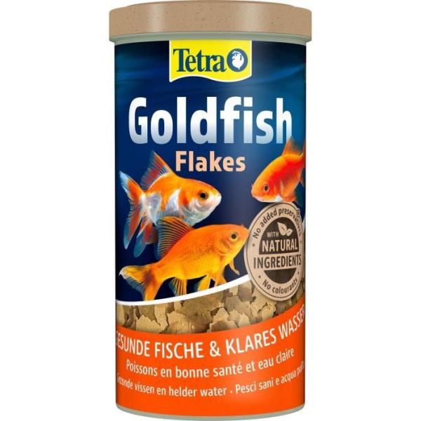 Tetra Goldfish Flocons - TETRA - Aliment complet en flocons pour poissons rouges - 1 L