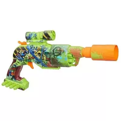 Nerf Zombie Driller: Blaster de fléchettes à cylindre rotatif