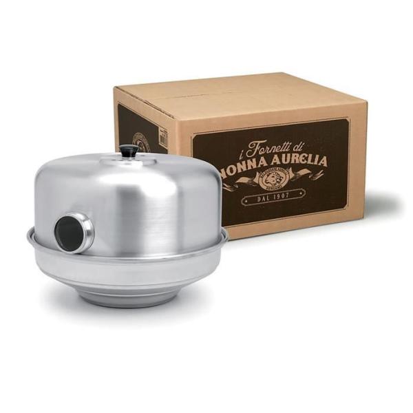 Four nomade avec oeil - AGNELLI BALDASSARE - Nonna Aurelia - Aluminium - Avec réchauds a gaz - Plaques de cuisson