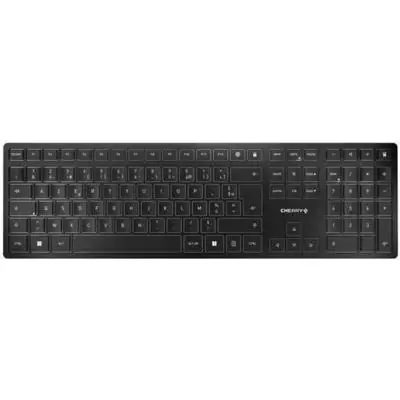 Clavier sans fil CHERRY KW 9100 SLIM - Rechargeable - Noir