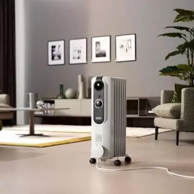 Radiateur bain d'huile 1500W - Chauffage mobile efficace!