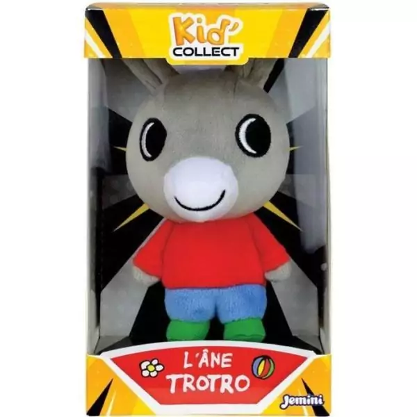 Peluche a collectionner Âne Trotro - JEMINI - TROTRO - Kid'collect +/- 13 cm