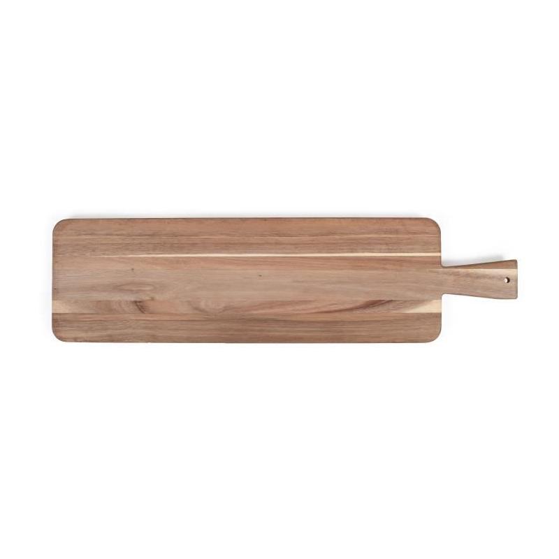 Planche apéritive Maxi LIVOO en bois acacia FSC - 75 x 19,5 cm