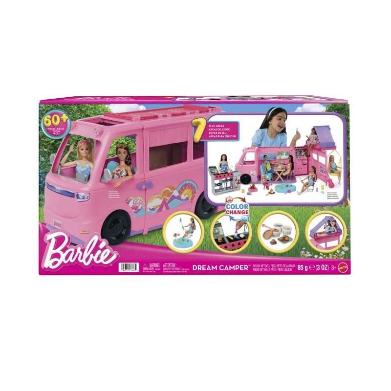 Barbie - Camping-Car de Rêve avec 60+ Accessoires