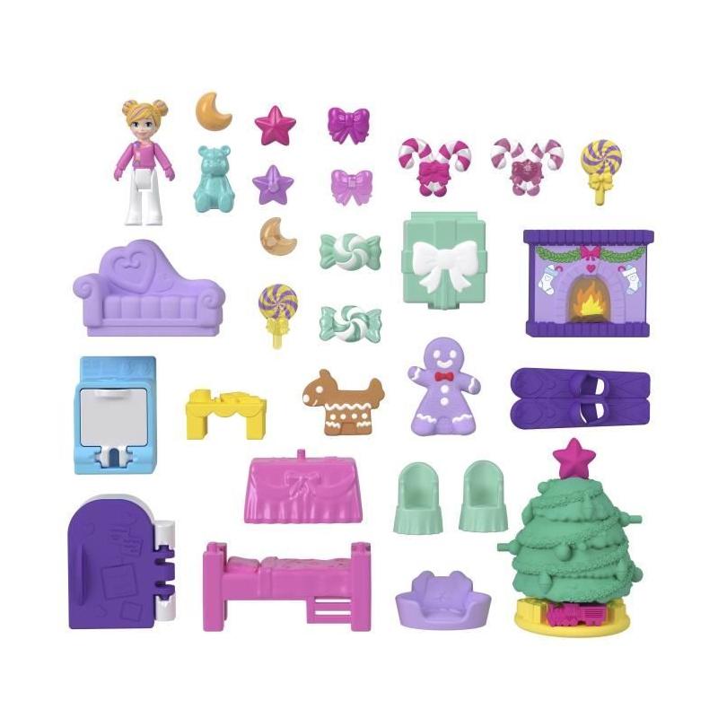 Polly Pocket - Calendrier de l'Avent Maison en pain d'épices - Surprises