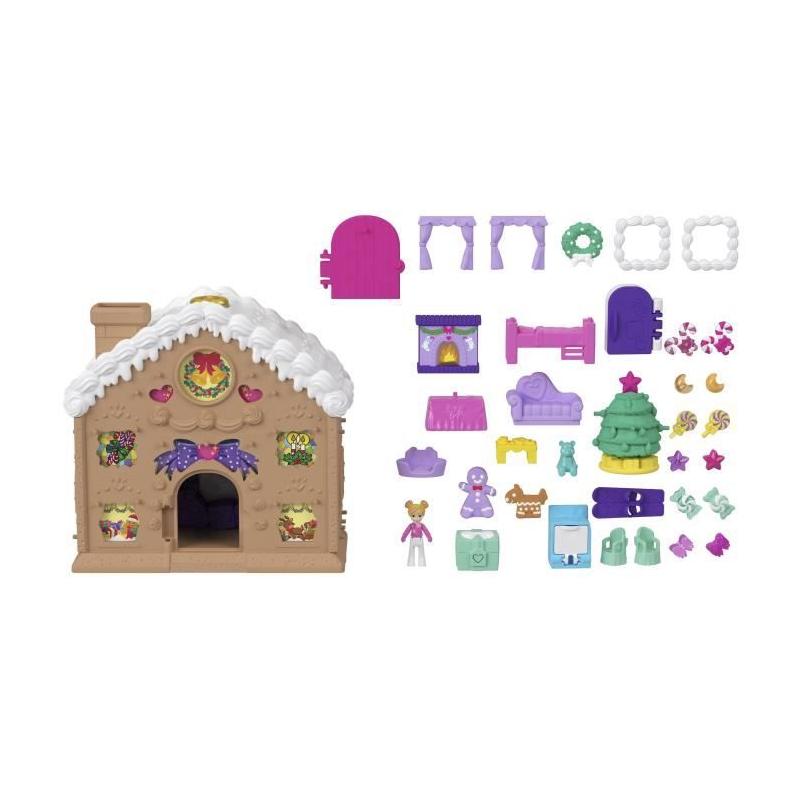 Polly Pocket - Calendrier de l'Avent Maison en pain d'épices - Surprises