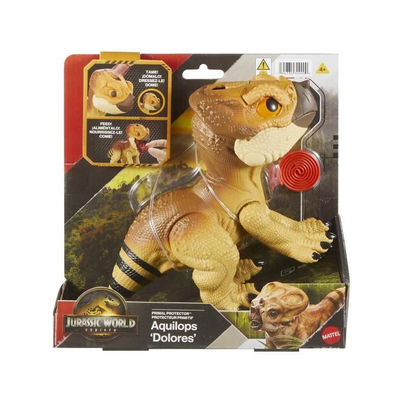 Jurassic World - Figurine Aquilops a apprivoiser - Dinosaure interactif - Jurassic World - JGC01
