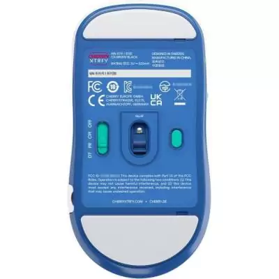 Souris gamer ultra-légère sans fil symétrique - CHERRY XTRFY M68 WIRELESS - Blanc Souris gamer ultra-légère sans fil symétrique - CHERRY XTRFY M68 WIRELESS - Blanc