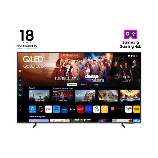 Samsung 50Q60D - TV QLED 50 (127 cm) - 4K UHD 3840x2160 - HDR - Smart TV - Gaming Hub - 3xHDMI - WiFi