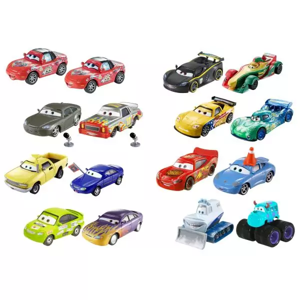 Cars Disney Pixar - Pack de 2 Véhicules (modele aléatoire) - Petite Voiture - 3 ans et + - Disney Pixar Cars - DXV99