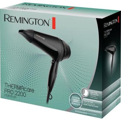 Seche-cheveux - REMINGTON - D5710 Thermacare Pro - 2200 W - 2 vitesses - Noir