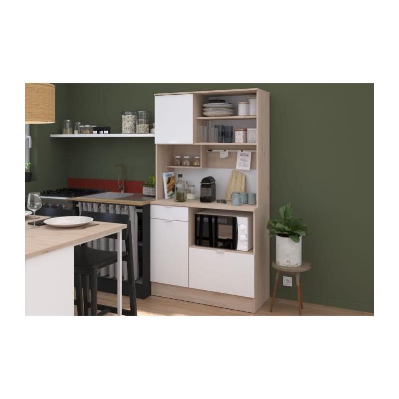 Buffet de cuisine BECOOL - Chene/Blanc - PARISOT