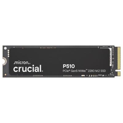 CRUCIAL - P510 - SSD interne - 1 To - PCIe Gen4 NVMe M.2 - Vitesse lecture jusqu'a 11000 Mo/s - CT1000P510SSD8