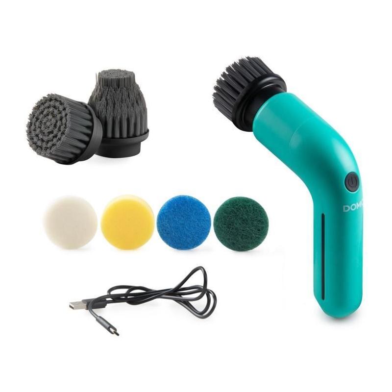 Brosse de nettoyage rotative sans fil DOMO 3,7V - Bleu