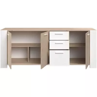 Buffet bas LOFT - Chic et fonctionnel - 3 portes 3 tiroirs Buffet bas LOFT - Chic et fonctionnel - 3 portes 3 tiroirs