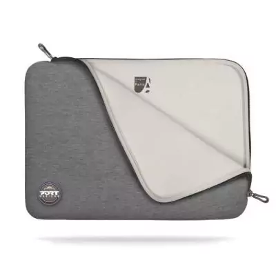 Housse d'ordinateur portable Torino II - 15.6 pouces - Gris - Néoprène extensible