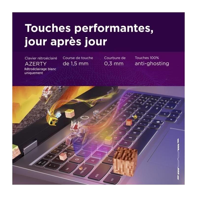PC portable Gamer LENOVO LOQ 15IRX10 | Sans Windows - 15'' FHD 144hz - Core i5-13450HX - RTX 5050 100W - RAM 16 Go - SSD 512 Go
