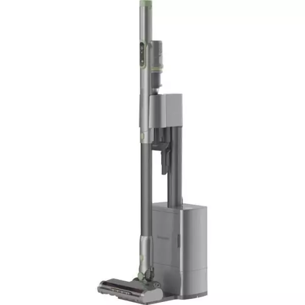 Aspirateur Balai avec base de vidange - ARTHUR MARTIN - AMAB148 – 200 W – 40 min d'autonomie – 80 AW - Gris