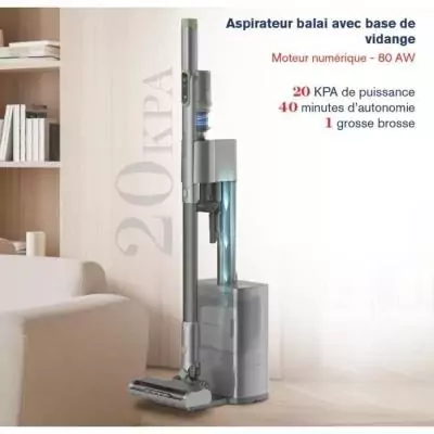 Aspirateur Balai avec base de vidange - ARTHUR MARTIN - AMAB148 - Performant et pratique Aspirateur Balai avec base de vidange - ARTHUR MARTIN - AMAB148 - Performant et pratique