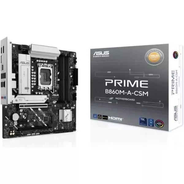Carte mere - ASUS - PRIME B860M-A-CSM - Intel B860 LGA 1851 (Socket V1) micro ATX