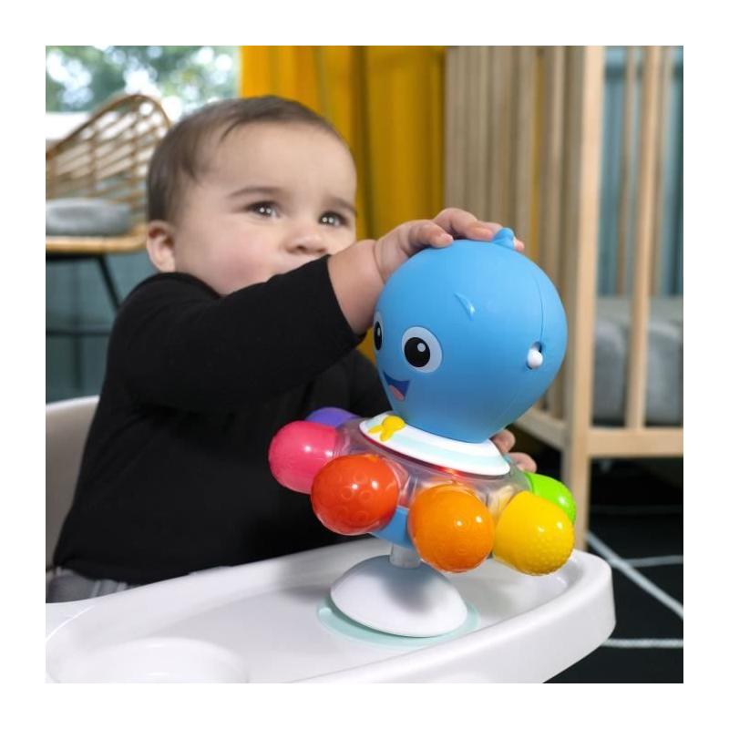 BABY EINSTEIN OPUS le poulpe - Jouet d'éveil sensoriel  ventouse tournant 3M+