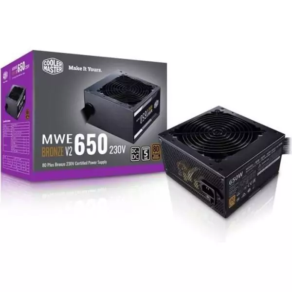 Alimentation PC - COOLER MASTER - MPE-6501-ACABW-BEU - MWE 650W V2 - 80+ BRONZE - 650 W