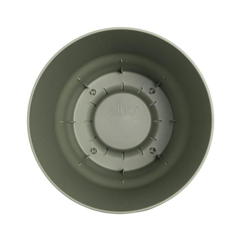 Pot de fleurs rond Greenville - Ø 55 x H 50 cm - Extérieur - Vert