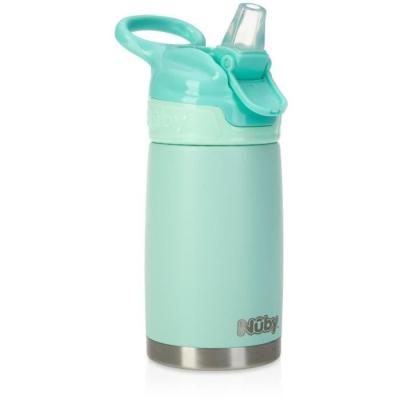 Gourde isotherme NUBY 300 ml - Turquoise - Acier inoxydable