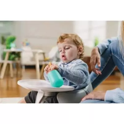 Tasse d'apprentissage NUBY silicone 120 ml - Dès 6 mois - Multicolore