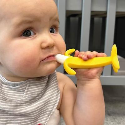 Lot de 2 anneaux de dentition NUBY - Banane et Mais - Silicone - Dès 3 mois